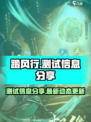 踏风行测试还有吗介绍