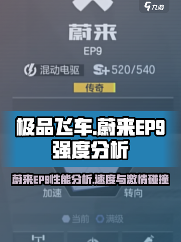 极品飞车集结蔚来EP9强度分析介绍截图1