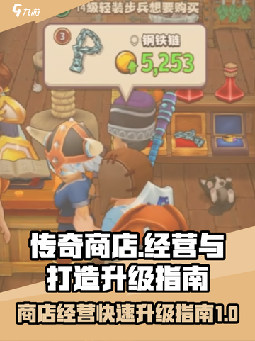 传奇商店🔥经营秘籍，快速升级攻略🎉截图1