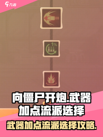 向僵尸开炮🔥武器加点流派超全攻略来啦！截图1