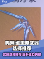 鸣潮🔥维里奈武器选择攻略💎