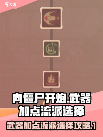 向僵尸开炮🔥武器加点流派超全攻略来啦！截图1