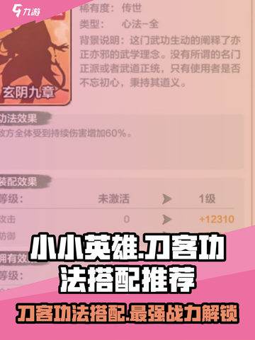 小小英雄刀客功法搭配推荐，游戏大神都在用！🔥截图1