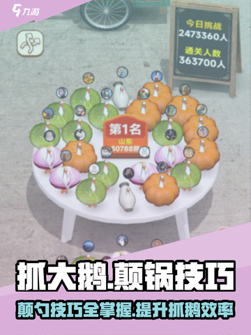 抓大鹅怎么颠锅的攻略介绍截图1