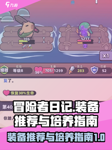 冒险者日记装备有哪些推荐介绍截图1