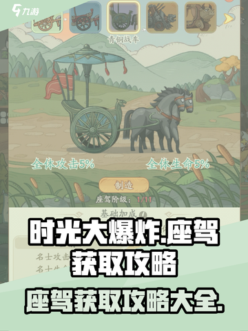 时光大爆炸📍座驾获取攻略，玩家必看！截图1