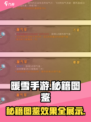 暖雪手游秘籍图鉴一览介绍