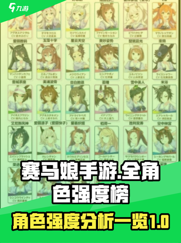 赛马娘手游全角色一览介绍截图1