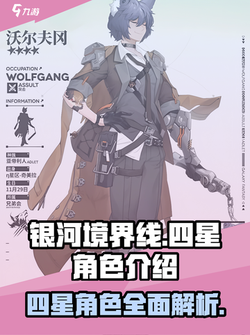 银河境界线💥四星角色大揭秘！⭐截图1