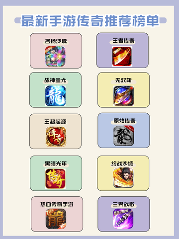 手游传奇新风尚，哪款打怪最爽？截图1