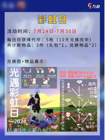 🔥光遇日历 | 光遇7月份活动时间表截图5