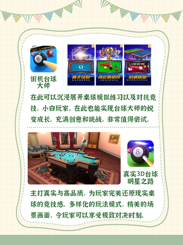 2024必玩台球游戏盘点 不可错过的桌球手游盛宴截图5