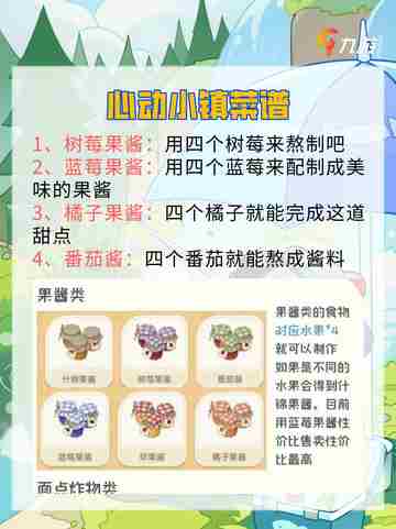 不懂烹饪？心动小镇菜谱大全来啦！✨🌟截图2