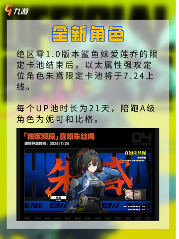 🤩绝区零1.0版本下半卡池 帅气女警朱鸢上线！截图2