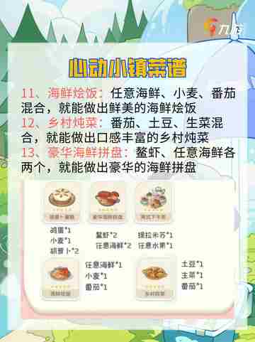 不懂烹饪？心动小镇菜谱大全来啦！✨🌟截图5