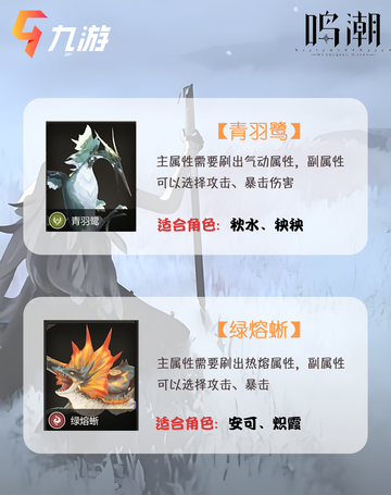 给大家来一些鸣潮的声骸选择推荐吧截图2