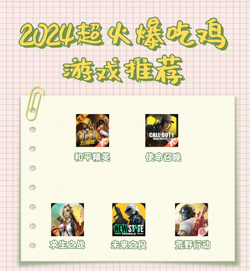2024必玩的吃鸡手游推荐🔥 五款超好玩的游戏等你来战！截图1