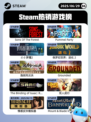 6月29日Steam热销游戏榜更新🎮