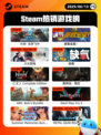 6月13日Steam热销游戏榜更新啦！🎉