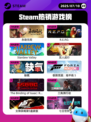 7月10日Steam热销游戏榜更新啦🎮