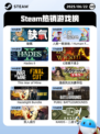 6月22日Steam热销游戏榜更新啦！🎉