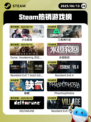 6月13日Steam热销游戏榜更新啦！🎉