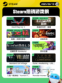 6月13日Steam热销游戏榜更新啦！🎉