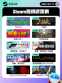 4月11日Steam热销游戏榜更新啦🎉