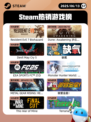 6月13日Steam热销游戏榜更新啦！🎉