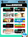 8月11日Steam热销游戏榜更新啦🎮