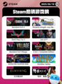 6月10日Steam热销游戏榜更新啦🎉
