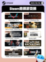 6月6日Steam热销游戏榜更新🔥