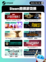 6月28日Steam热销游戏榜更新啦🎮