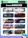 Steam热销游戏榜使命召唤®登顶