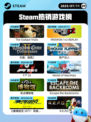 7月11日Steam热销游戏榜更新啦🎮