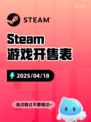 Steam游戏开售表Tempopo登顶