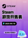 Steam游戏开售表舌尖上的魔术师登顶
