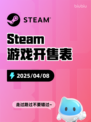 4月8日Steam游戏开售表更新啦！🎉