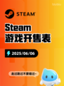 6月6日Steam游戏开售表更新啦！🎉