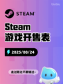 8月24日Steam游戏开售表🎮
