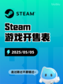 5月5日Steam游戏开售表更新啦！🎉