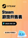 Steam游戏开售表永夜之围登顶