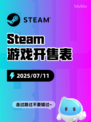 7月11日Steam游戏开售表🎮