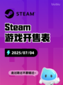 7月4日Steam游戏开售表🎮