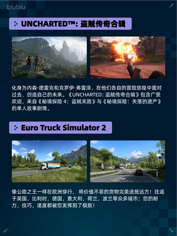 🔥Steam热销游戏榜UNCHARTED™: 盗贼传奇合辑登顶🏆截图2