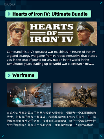 🔥Steam热销游戏榜Hearts of Iron IV登顶！👑截图2