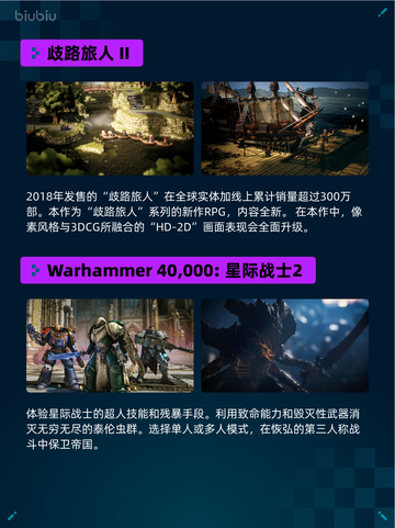 🔥Steam热销游戏榜《歧路旅人 II》登顶！🎮💥截图2