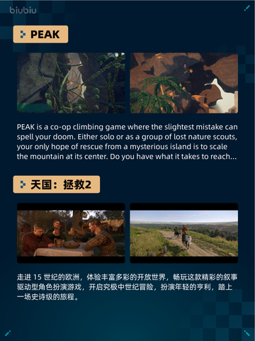 🔥Steam热销游戏榜PEAK登顶！截图2