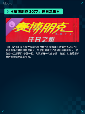 🔥Steam热销游戏榜《赛博朋克2077：终极版》登顶🎉截图3
