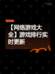 【网络游戏大全】游戏排行实时更新截图1